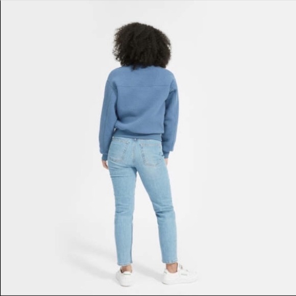 Everlane Blue The Re New Plush Fleece . Size S - Picture 3 of 9